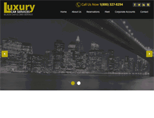 Tablet Screenshot of luxurycarservice.info